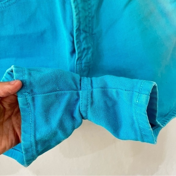 Bongo Vintage Blue Denim High Waisted Mom Shorts Size 5 - Picture 7 of 15